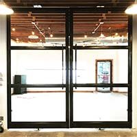 Steel Pivot Doors - Private Business - Denver, CO.