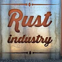 Rust Industry Sign - Rust Garden Collection.